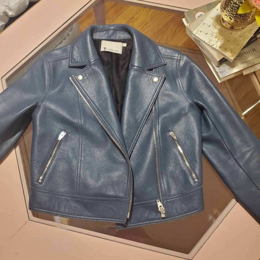 T Alexander Wang Leather Biker Jacket